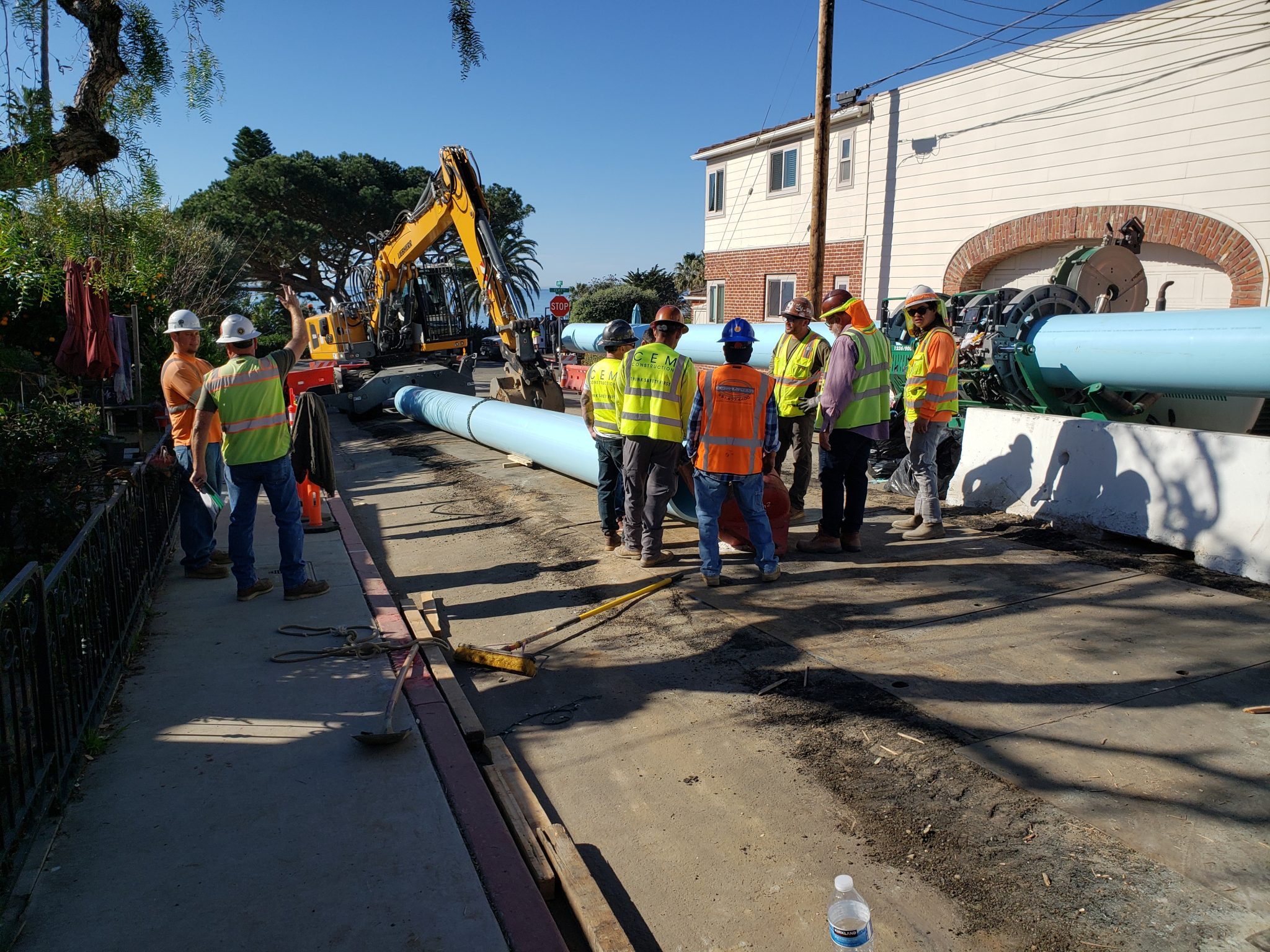 CEM Construction • Specializing in Wet Utility Projects.